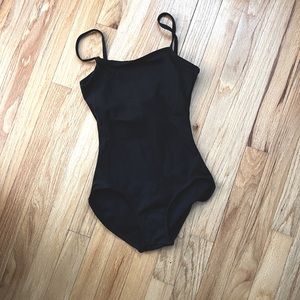 Capezio black leotard